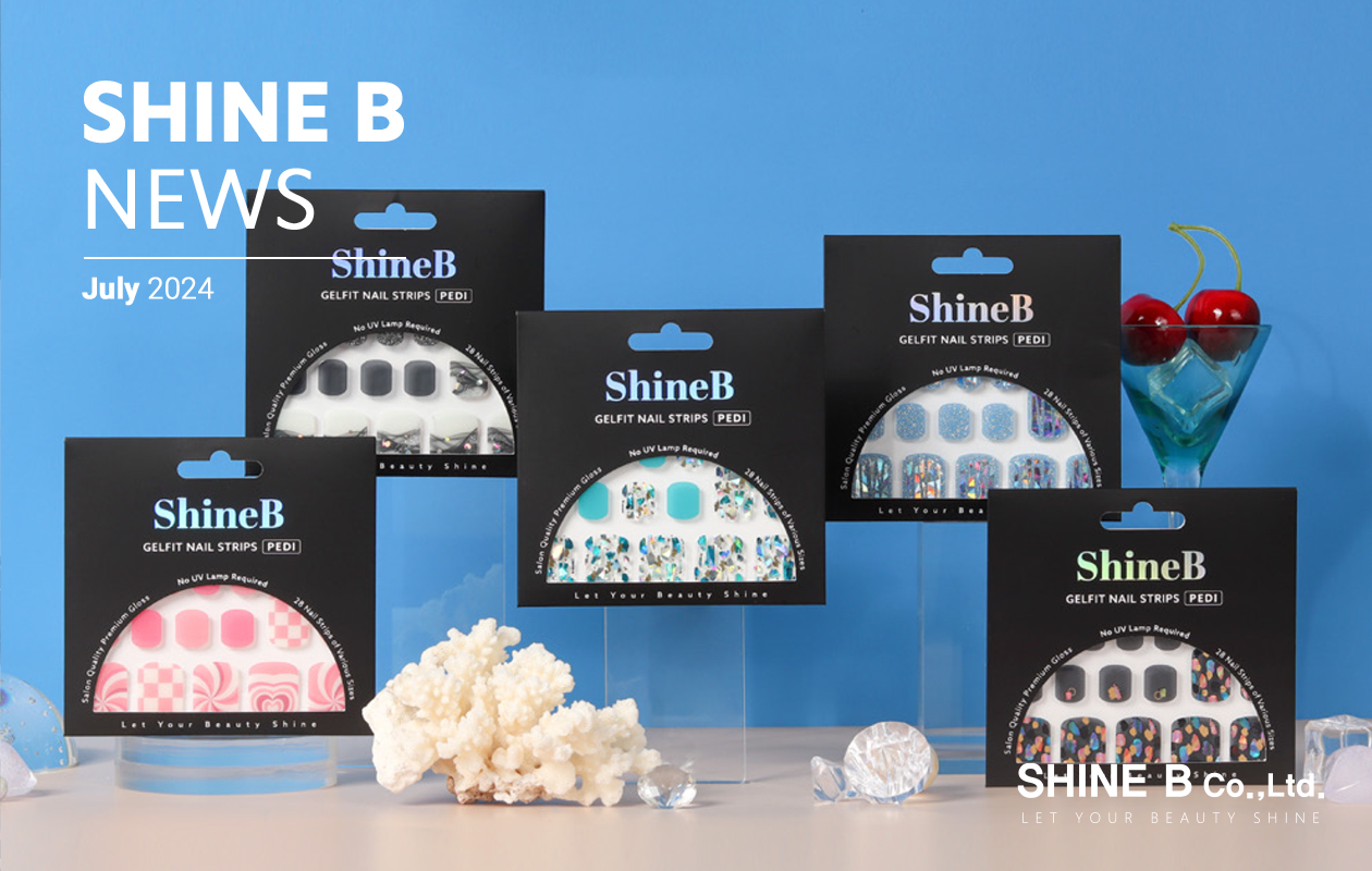 [SHINE B NEWS] GELFIT NAILS STRIPS - PEDI